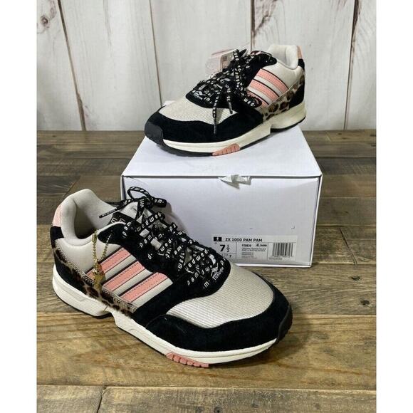 adidas Other - Adidas ZX 1000 Pam Pam Leopard Trace Pink Core Black Sneaker UNISEX M 7.5 W 9.5
